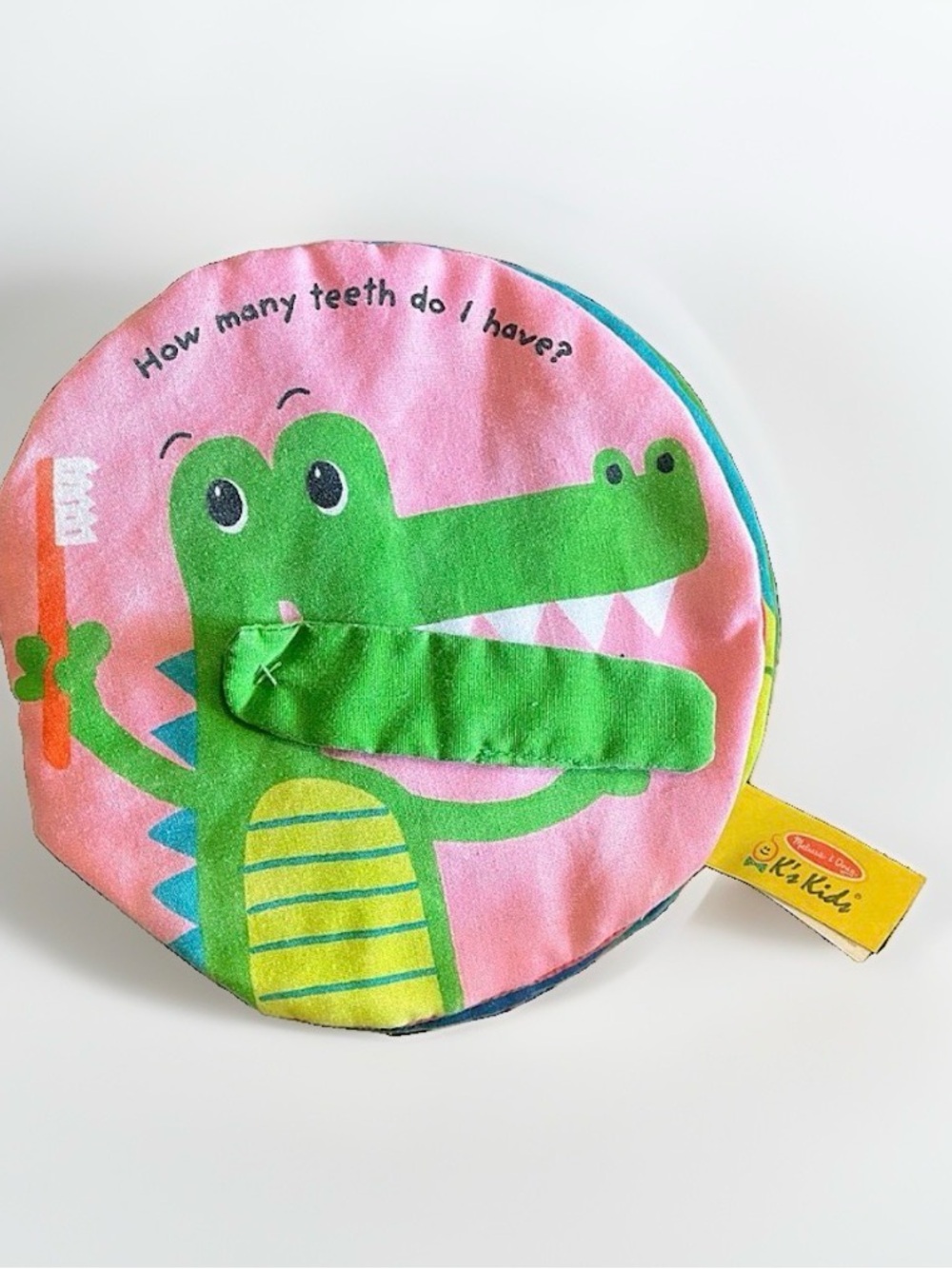 Melissa & Doug K’s Kids “Whose Feet?” Soft Cloth/Crinkle Book ,Baby Soft Toy
